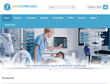 Tablet Screenshot of leviatechnologies.com